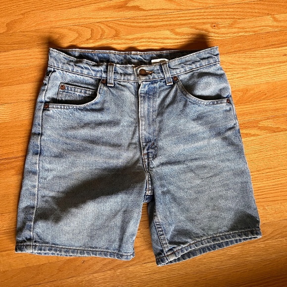 Vintage Levi's Denim Shorts Orange Tag Size Small - Picture 2 of 5